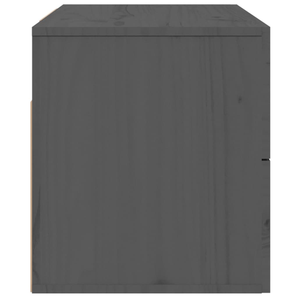 Comodini a Muro 2 pz Grigio 50x36x40 cm - homemem39