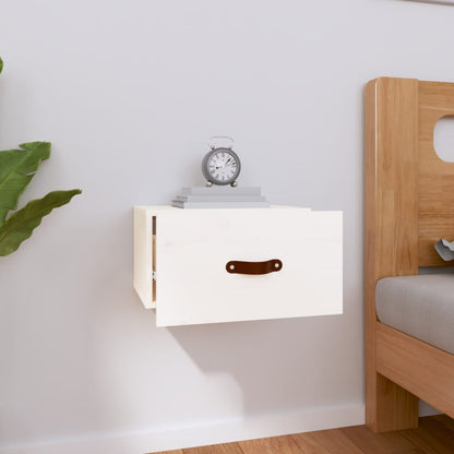 Comodino a Muro Bianco 40x29,5x22 cm - homemem39