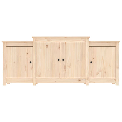 Credenza 164x37x68cm in Legno Massello di Pino - homemem39