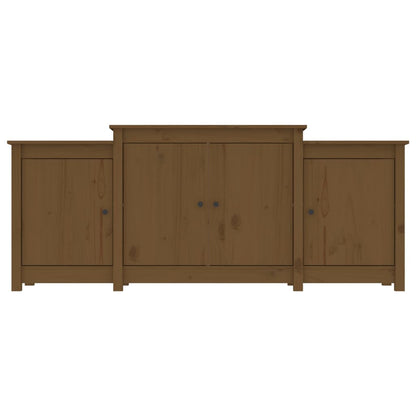 Credenza Marrone Miele 164x37x68 cm in Legno Massello di Pino - homemem39