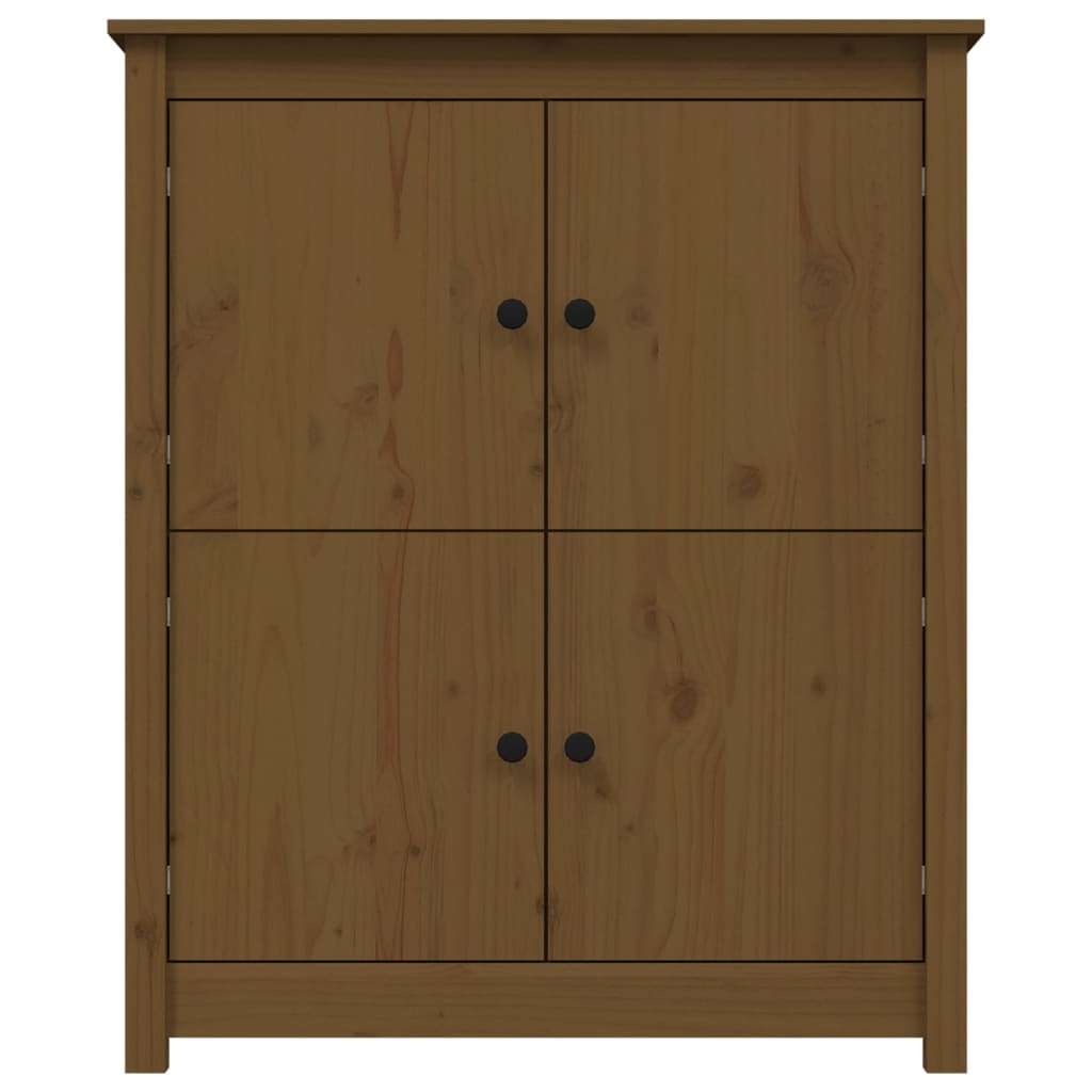 Credenza Miele 83x41,5x100 cm in Legno Massello di Pino - homemem39