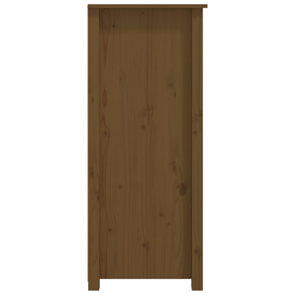 Credenza Miele 83x41,5x100 cm in Legno Massello di Pino - homemem39