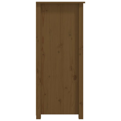 Credenza Miele 83x41,5x100 cm in Legno Massello di Pino - homemem39