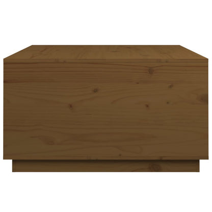 Tavolino da Salotto Miele 80x80x45 cm Legno Massello di Pino - homemem39