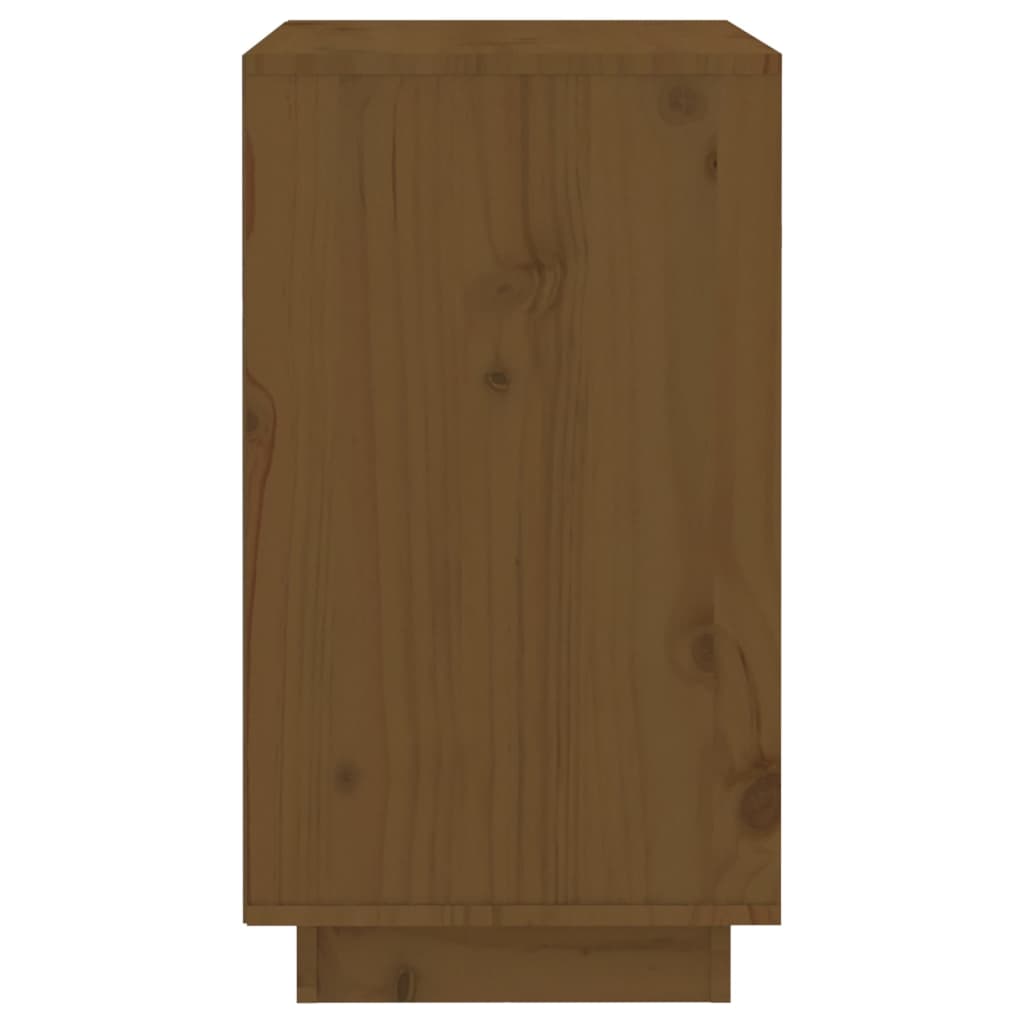 Portabottiglie Miele 55,5x34x61 cm in Legno Massello di Pino - homemem39