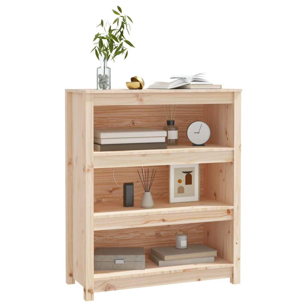 Libreria 80x35x97 cm in Legno Massello di Pino - homemem39