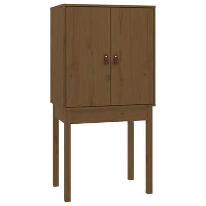 Credenza Miele 60x40x120 cm in Legno Massello di Pino - homemem39