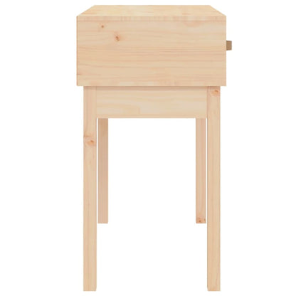 Tavolo Consolle 76,5x40x75 cm in Legno Massello di Pino - homemem39