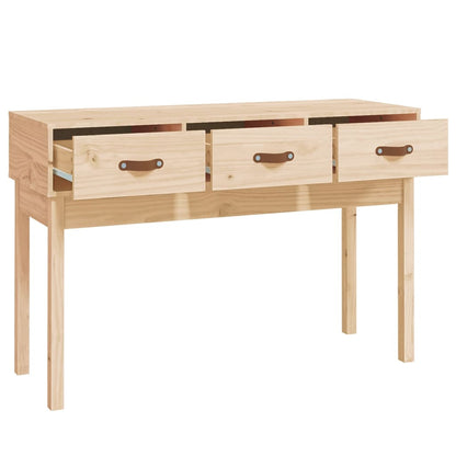 Tavolo Consolle 114x40x75 cm in Legno Massello di Pino - homemem39