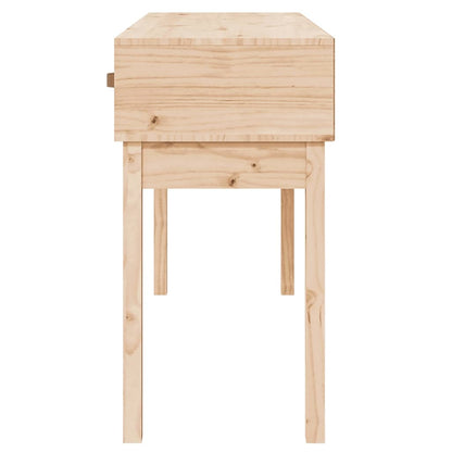 Tavolo Consolle 114x40x75 cm in Legno Massello di Pino - homemem39