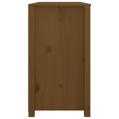 Armadietto Miele 100x40x72 cm in Legno Massello di Pino - homemem39