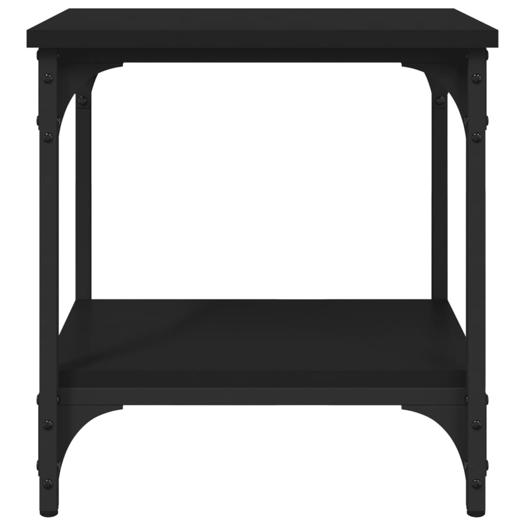 Tavolino Nero 40x30x42 cm in Legno Multistrato - homemem39