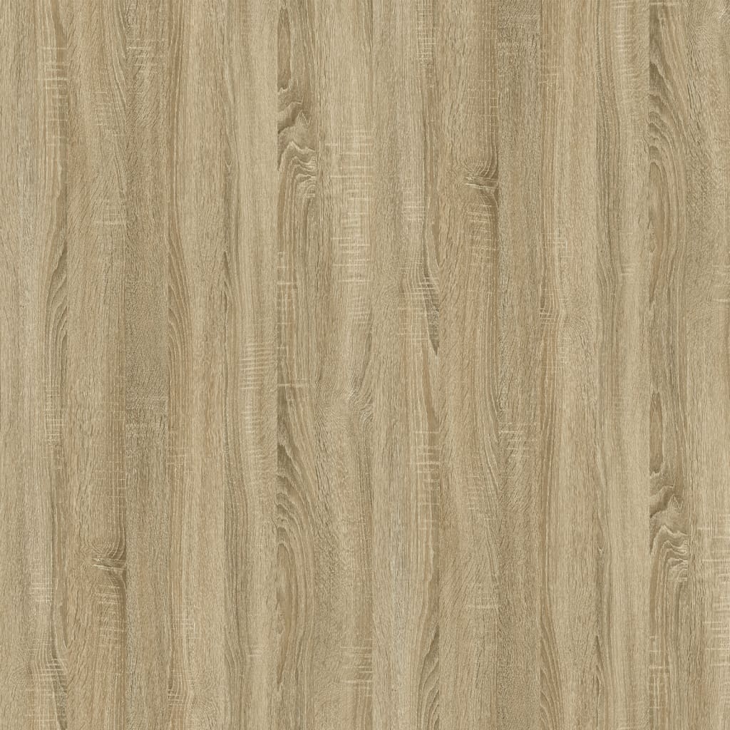 Tavolino Rovere Sonoma 100x50x45 cm Legno Multistrato e Ferro - homemem39