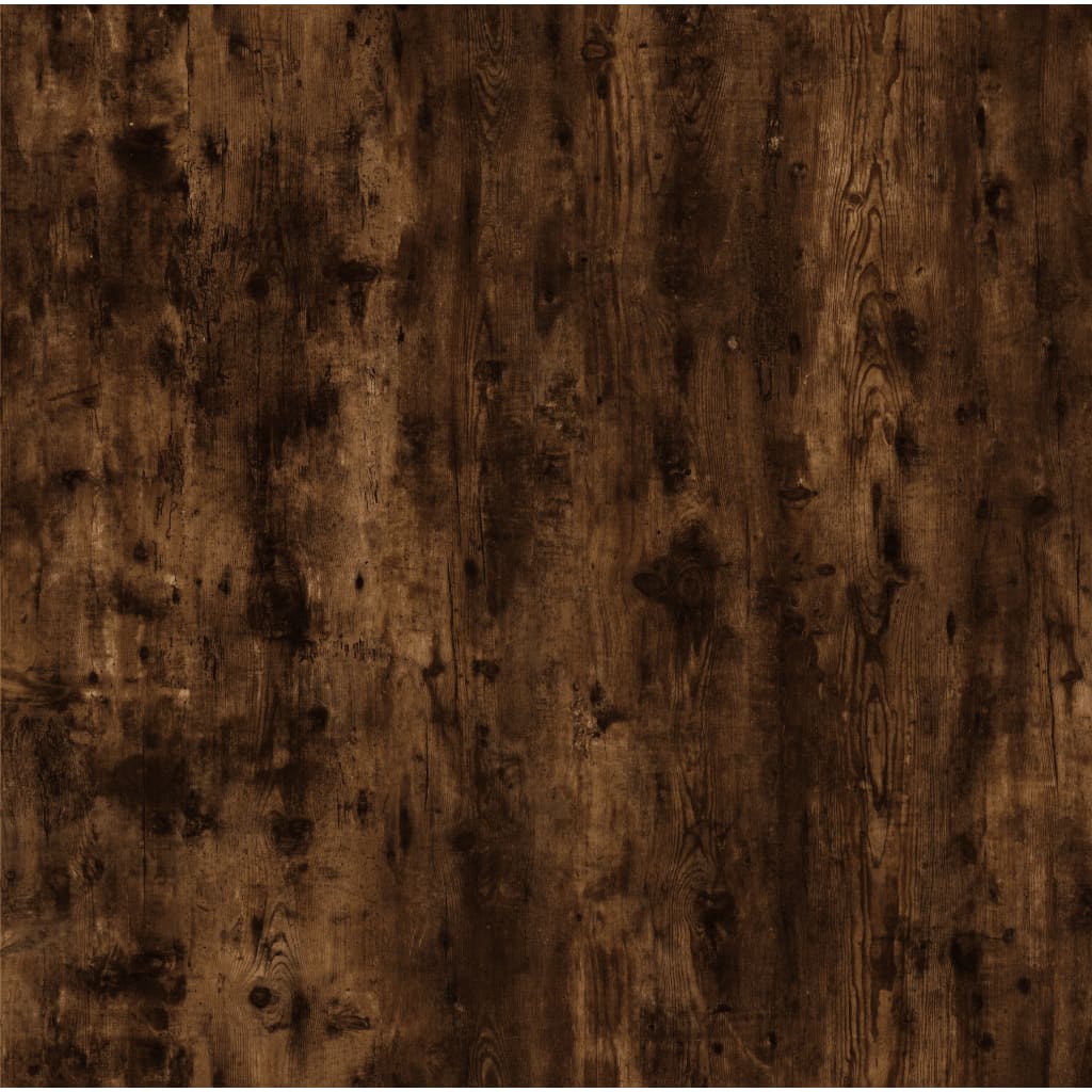 Tavolino Rovere Fumo 100x50x45 cm in Legno Multistrato e Ferro - homemem39