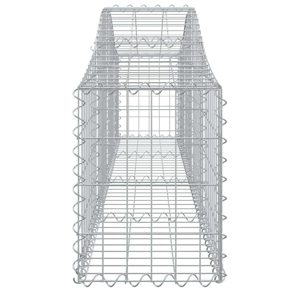 Cesti Gabbioni ad Arco 12 pz 200x30x40/60 cm Ferro Zincato - homemem39