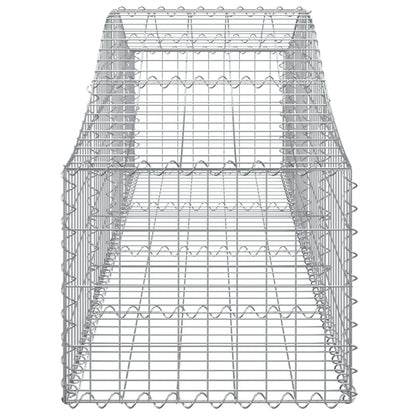 Cesti Gabbioni ad Arco 10 pz 200x50x40/60 cm Ferro Zincato - homemem39