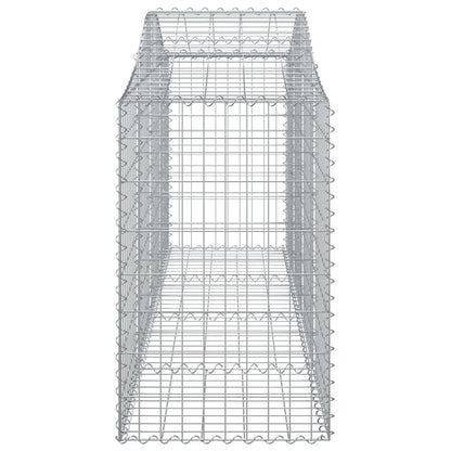 Cesti Gabbioni ad Arco 18 pz 200x50x80/100 cm Ferro Zincato - homemem39