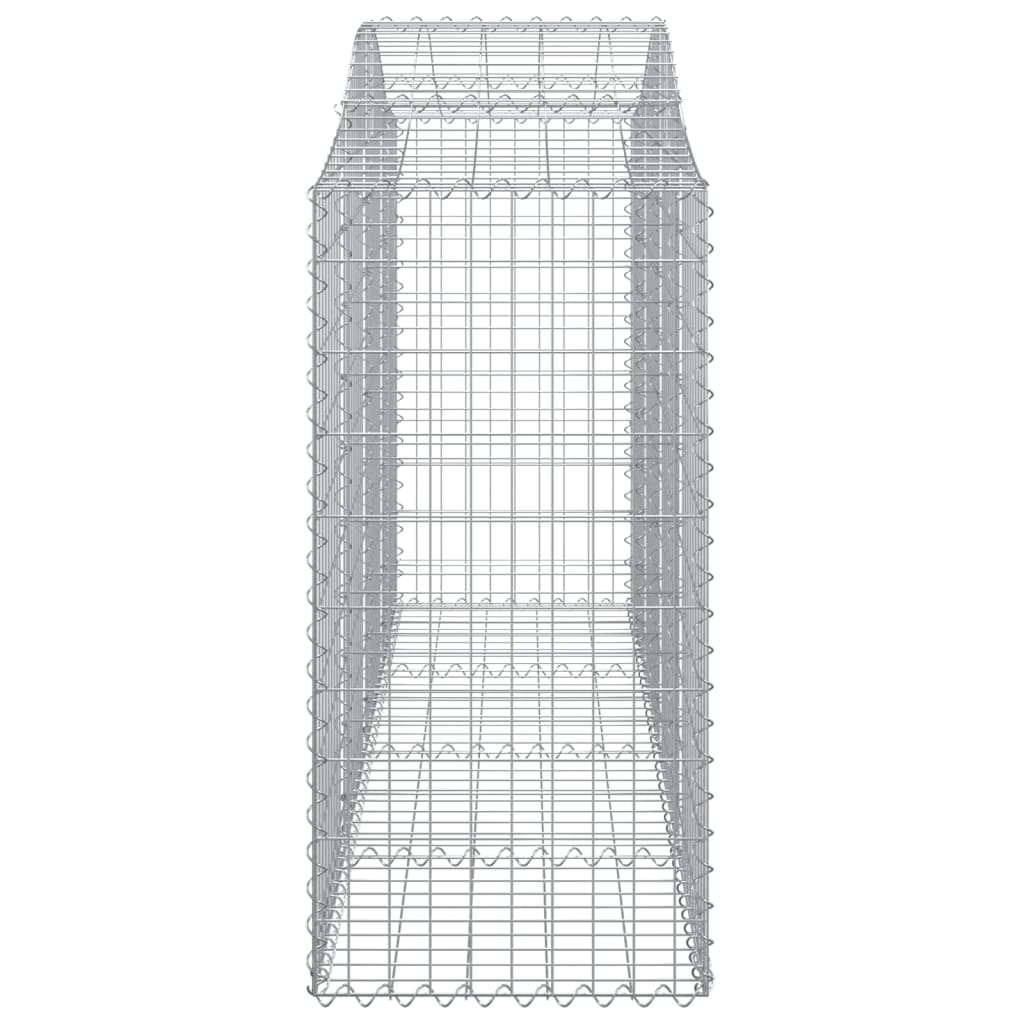 Cesti Gabbioni ad Arco 15 pz 200x50x100/120 cm Ferro Zincato - homemem39