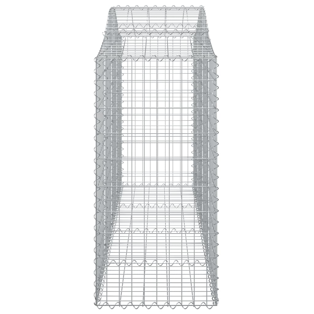 Cesti Gabbioni ad Arco 6 pz 200x50x120/140 cm Ferro Zincato - homemem39