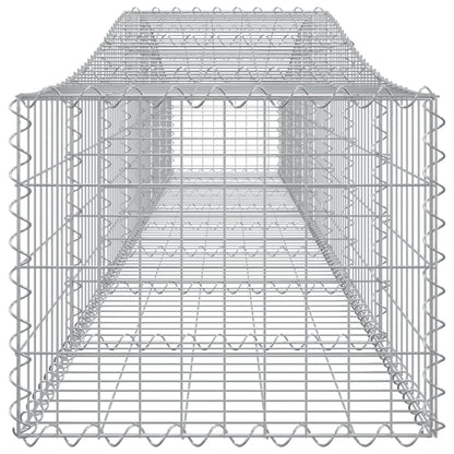 Cesti Gabbioni ad Arco 2 pz 400x50x40/60 cm Ferro Zincato - homemem39