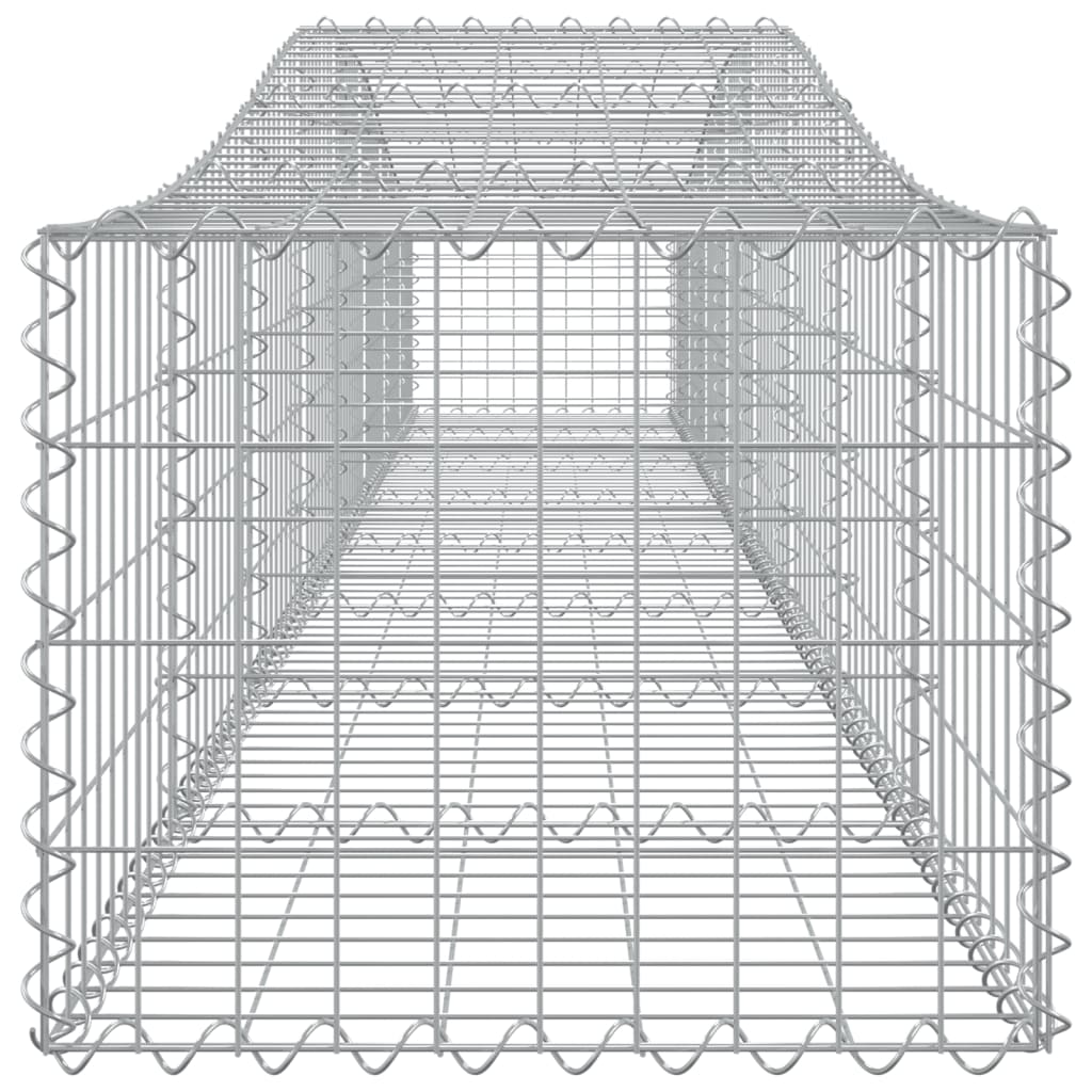 Cesti Gabbioni ad Arco 9 pz 400x50x40/60 cm Ferro Zincato - homemem39