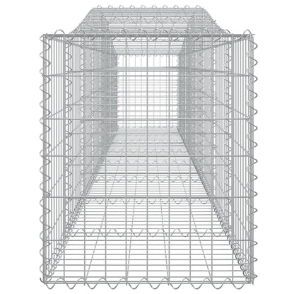 Cesti Gabbioni ad Arco 6 pz 400x50x60/80 cm Ferro Zincato - homemem39