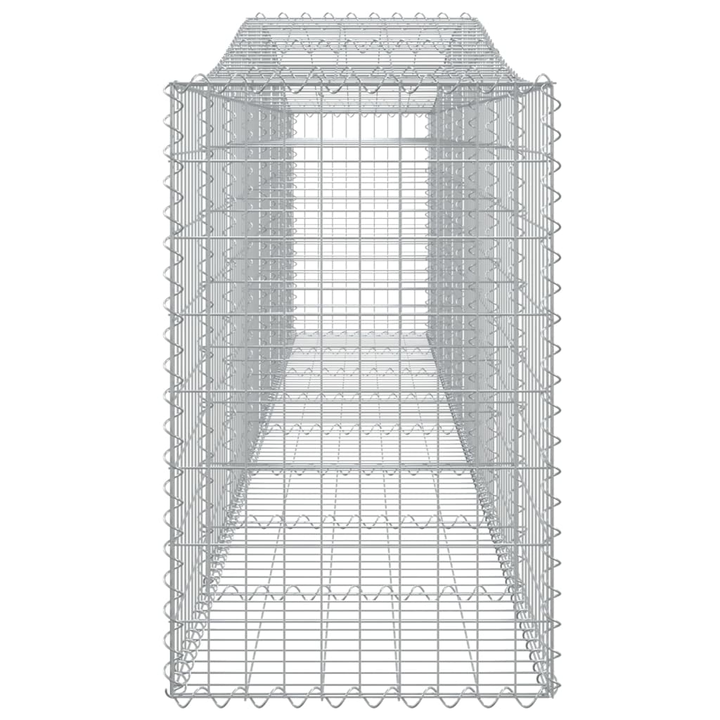 Cesti Gabbioni ad Arco 4 pz 400x50x80/100 cm Ferro Zincato - homemem39