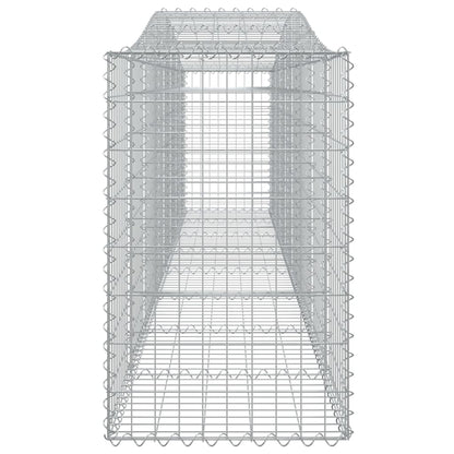 Cesti Gabbioni ad Arco 10 pz 400x50x80/100 cm Ferro Zincato - homemem39