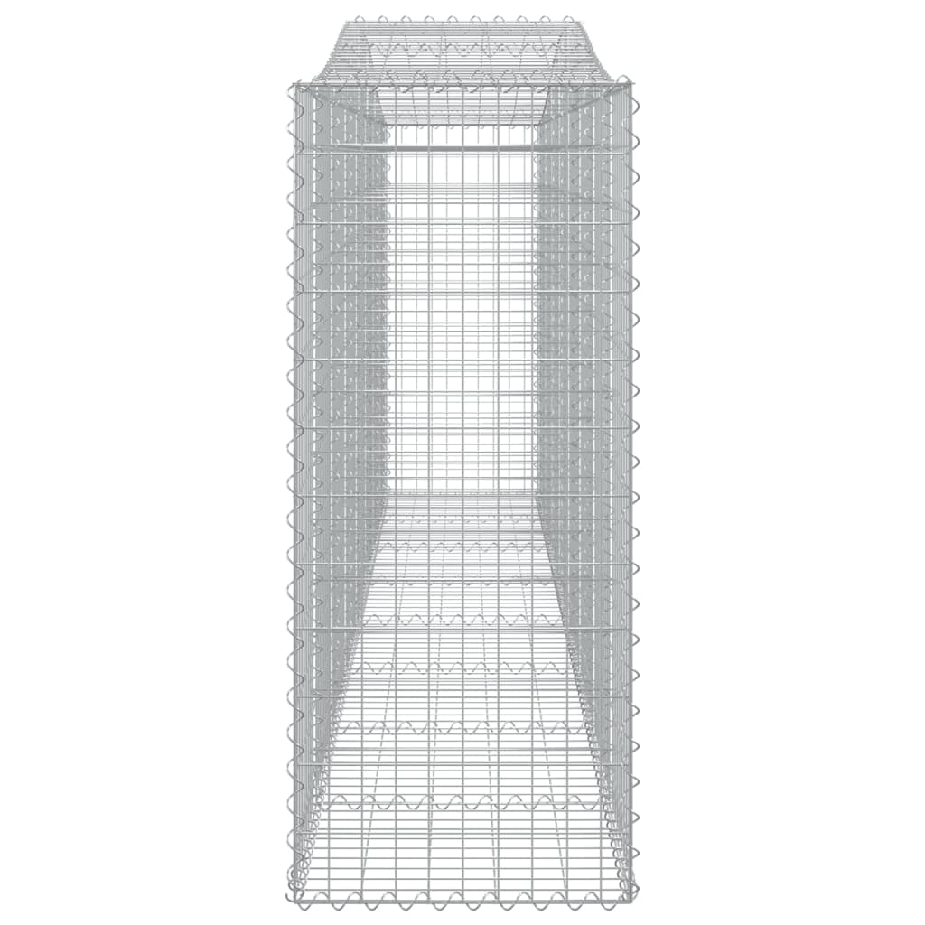 Cesti Gabbioni ad Arco 2 pz 400x50x120/140 cm Ferro Zincato - homemem39