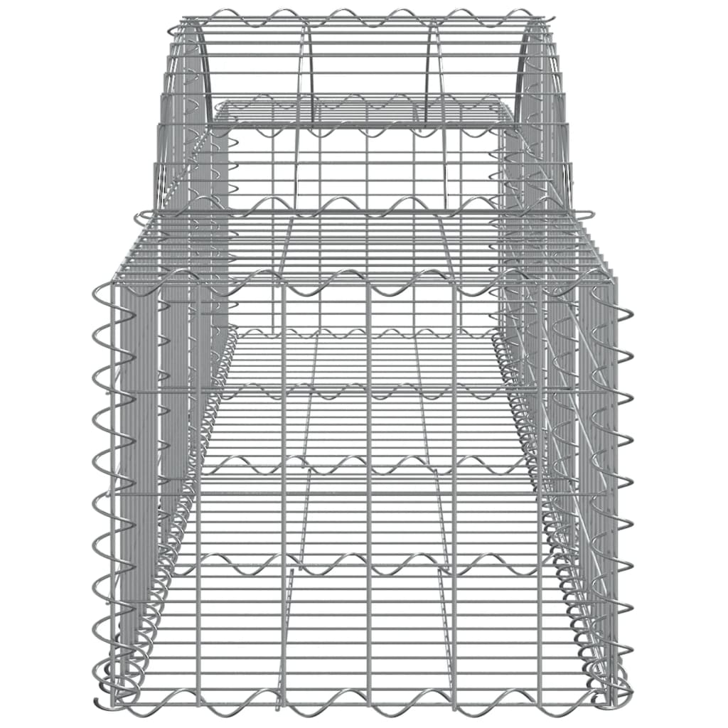 Cesti Gabbioni ad Arco 12 pz 200x50x40/60 cm Ferro Zincato - homemem39