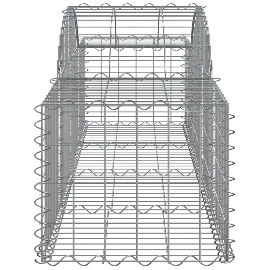 Cesti Gabbioni ad Arco 20 pz 200x50x40/60 cm Ferro Zincato - homemem39