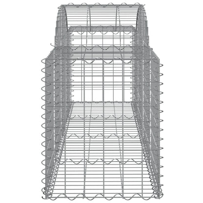 Cesti Gabbioni ad Arco 11 pz 200x50x60/80 cm Ferro Zincato - homemem39