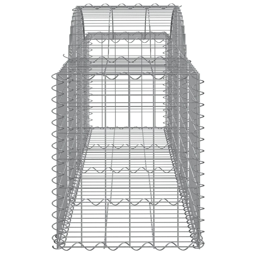 Cesti Gabbioni ad Arco 20 pz 200x50x60/80 cm Ferro Zincato - homemem39