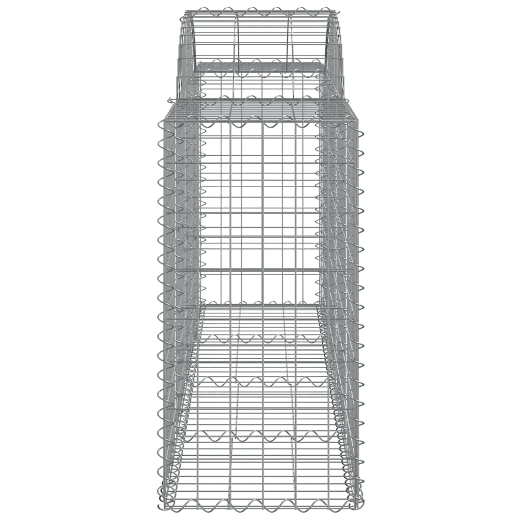 Cesti Gabbioni ad Arco 25 pz 200x50x80/100 cm Ferro Zincato - homemem39