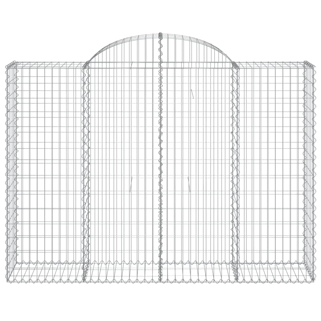 Cesti Gabbioni ad Arco 13 pz 200x50x140/160 cm Ferro Zincato - homemem39