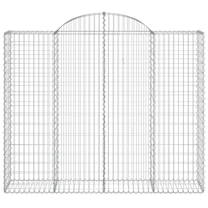 Cesti Gabbioni ad Arco 5 pz 200x50x160/180 cm Ferro Zincato - homemem39