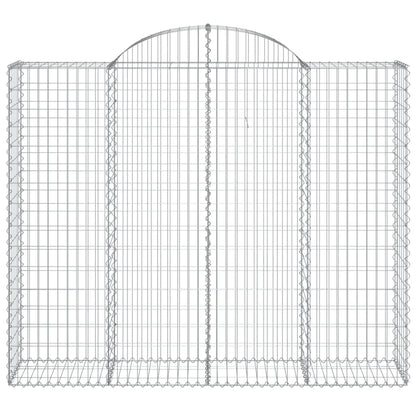 Cesti Gabbioni ad Arco 13 pz 200x50x160/180 cm Ferro Zincato - homemem39