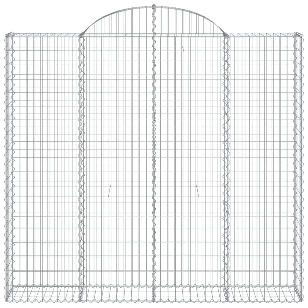 Cesti Gabbioni ad Arco 2 pz 200x50x180/200 cm Ferro Zincato - homemem39