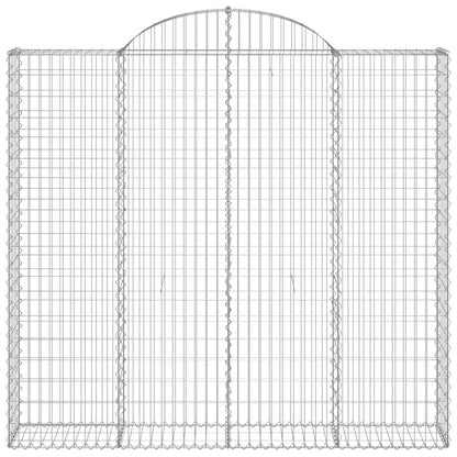 Cesti Gabbioni ad Arco 4 pz 200x50x180/200 cm Ferro Zincato - homemem39