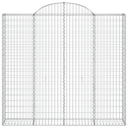 Cesti Gabbioni ad Arco 8 pz 200x50x180/200 cm Ferro Zincato - homemem39