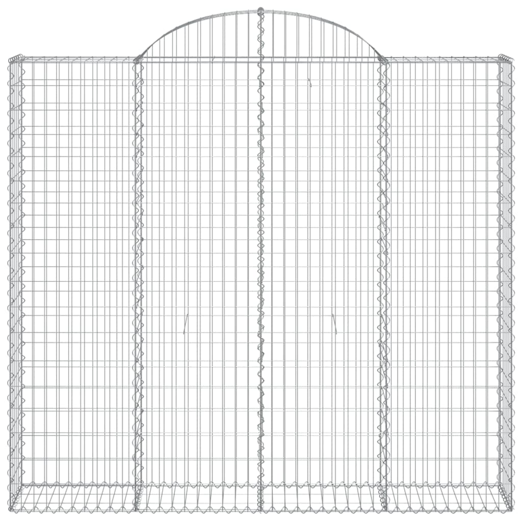 Cesti Gabbioni ad Arco 11 pz 200x50x180/200 cm Ferro Zincato - homemem39