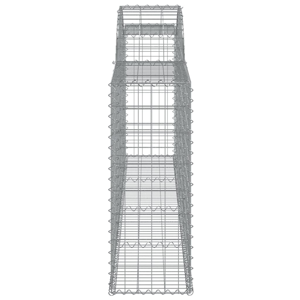 Cesti Gabbioni ad Arco 7 pz 300x30x80/100 cm Ferro Zincato - homemem39