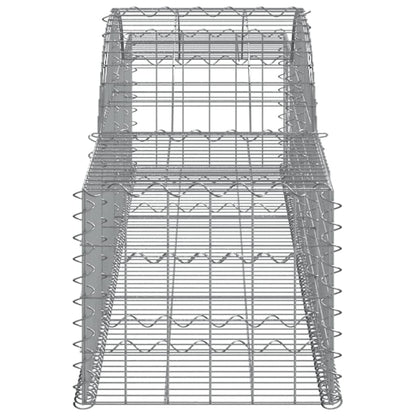 Cesti Gabbioni ad Arco 15 pz 300x50x40/60 cm Ferro Zincato - homemem39