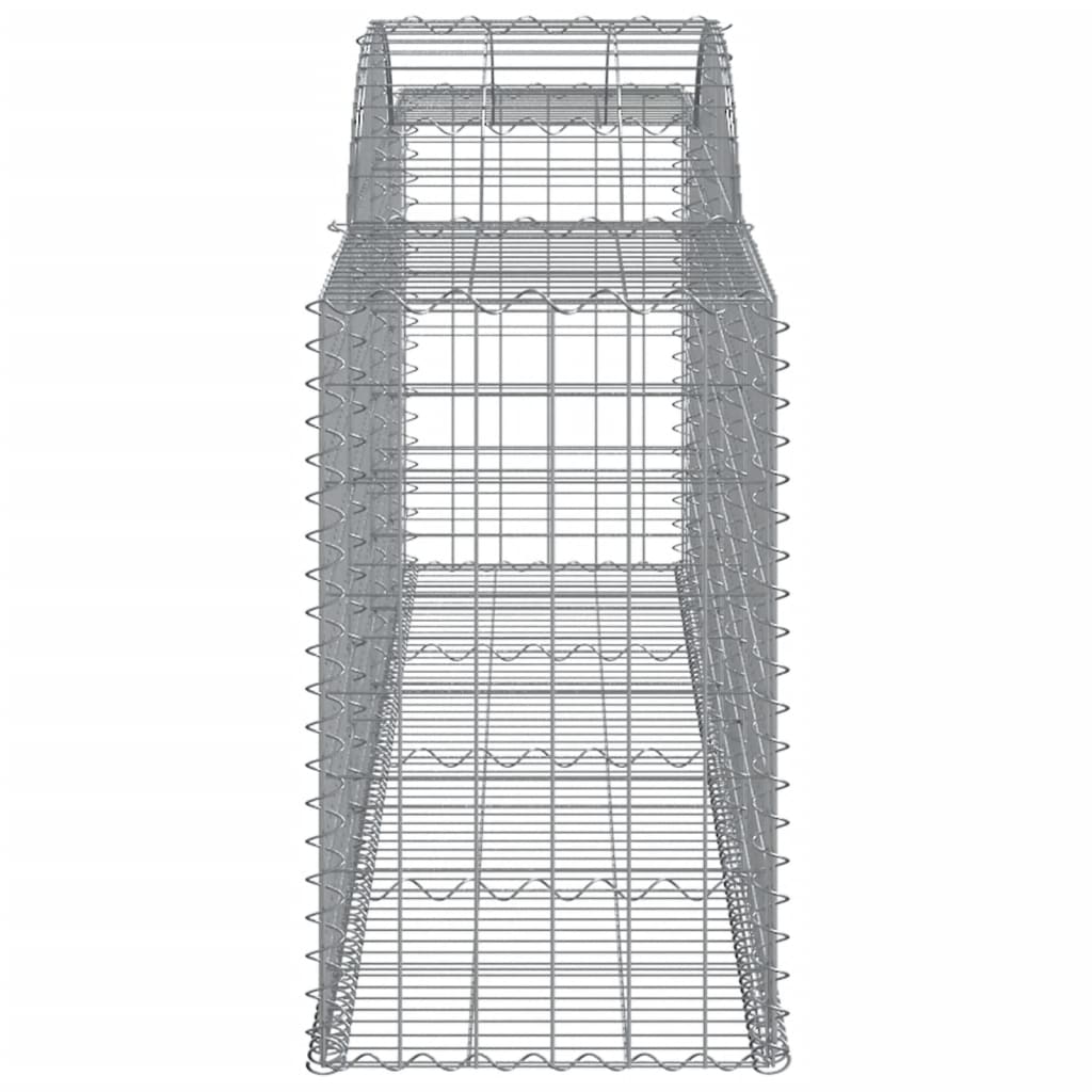 Cesti Gabbioni ad Arco 2 pz 300x50x80/100 cm Ferro Zincato - homemem39