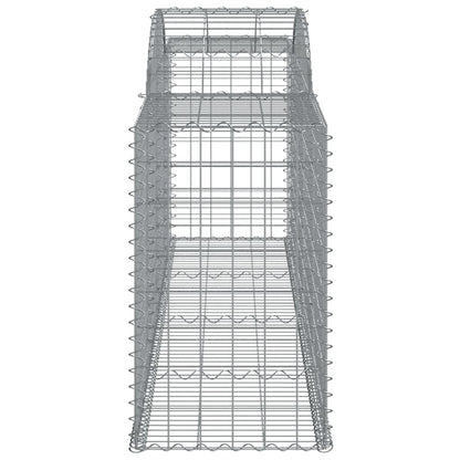 Cesti Gabbioni ad Arco 3 pz 300x50x80/100 cm Ferro Zincato - homemem39