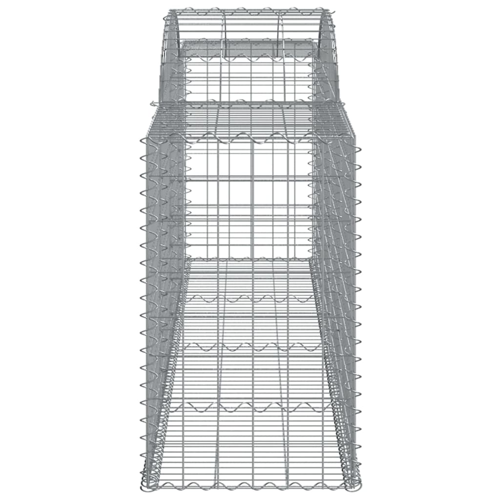 Cesti Gabbioni ad Arco 5 pz 300x50x80/100 cm Ferro Zincato - homemem39