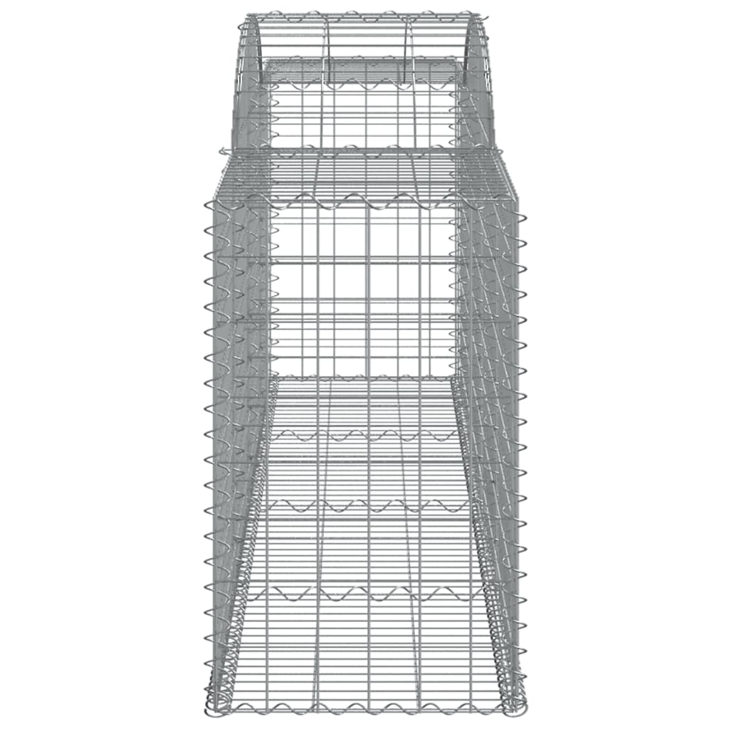 Cesti Gabbioni ad Arco 30 pz 300x50x80/100 cm Ferro Zincato - homemem39