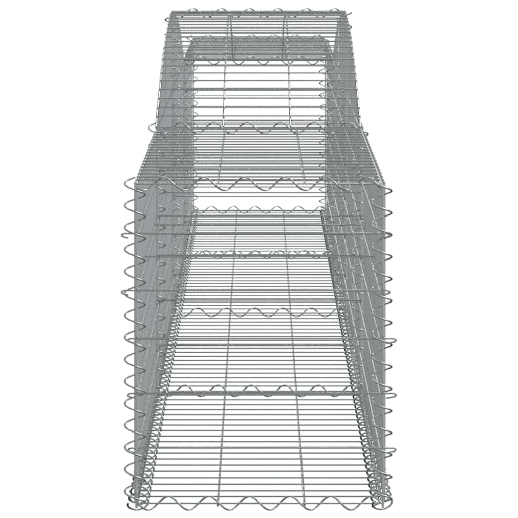 Cesti Gabbioni ad Arco 20 pz 400x50x60/80 cm Ferro Zincato - homemem39