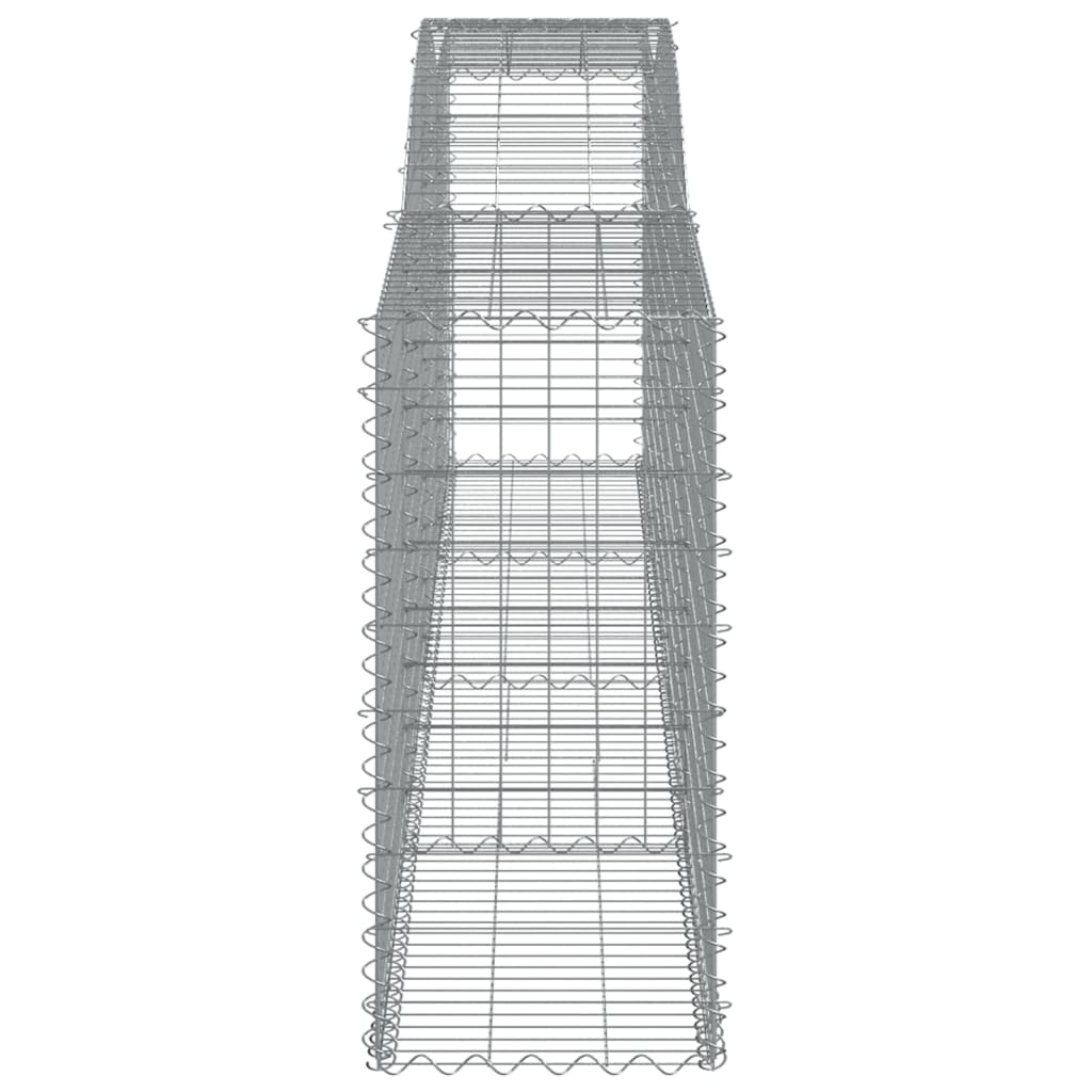 Cesti Gabbioni ad Arco 8 pz 400x50x100/120 cm Ferro Zincato - homemem39