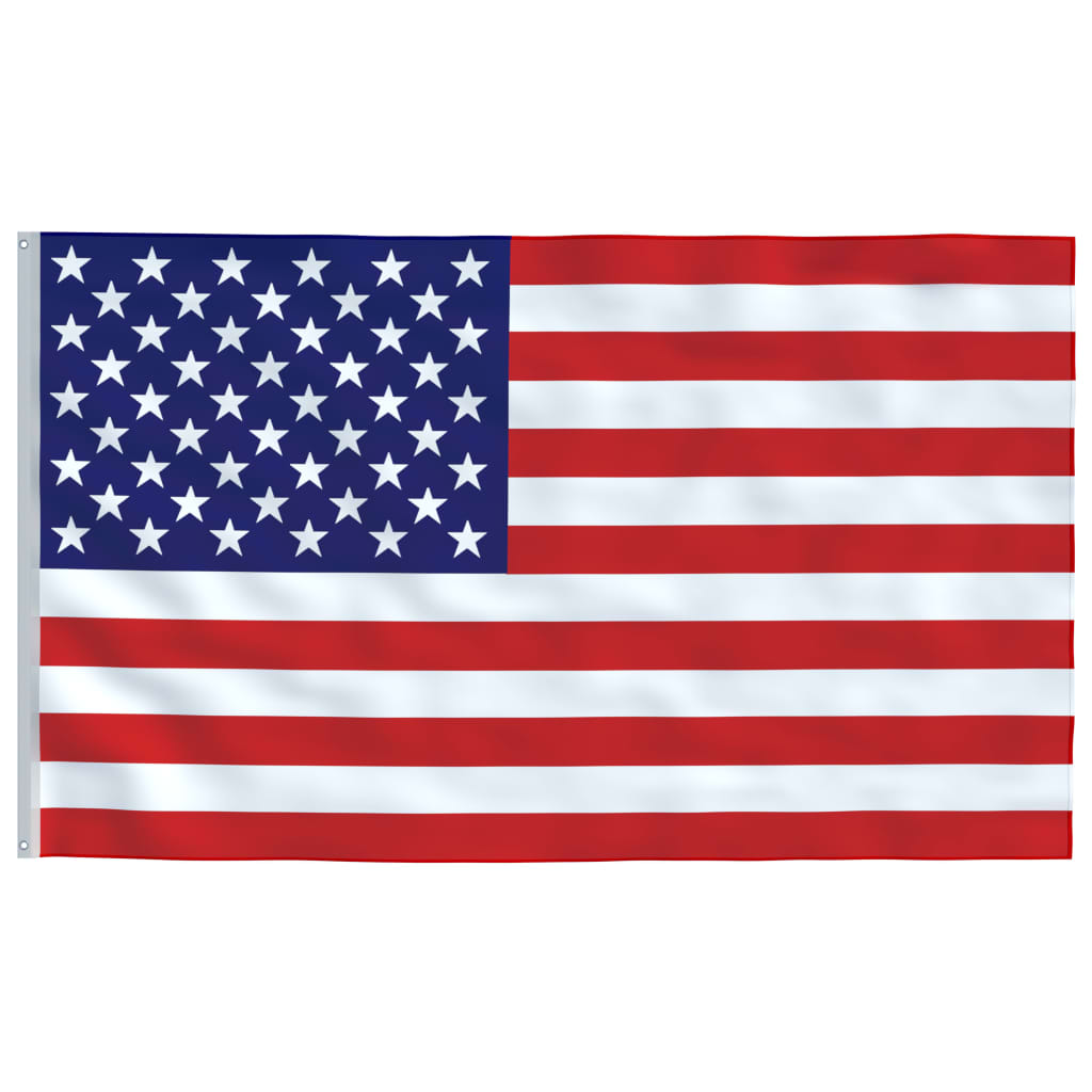 Asta e Bandiera Stati Uniti 6,23 m Alluminio - homemem39